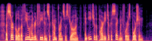ground-truth log-mel spectrogram